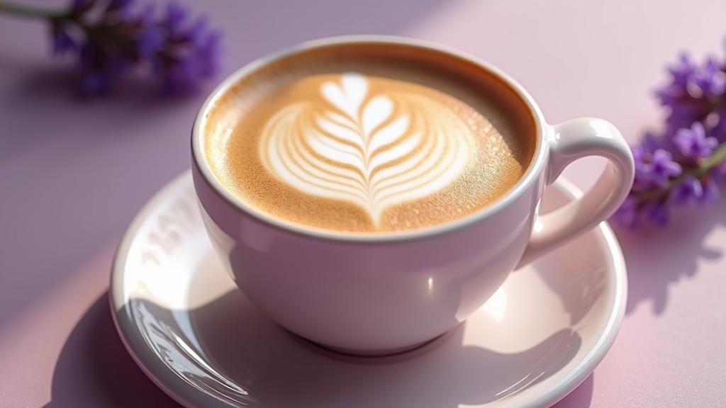 Lavender Honey Cream Latte